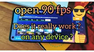 how to open 90 fps pubg for all devices that support 90Hz display and above,poco x3 pro,poco f3 ....