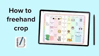 How to freehand crop | Penly app tutorial