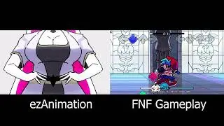 Comparison | Friday Night Funkin' VS Entity Nikusa | Animation / Gameplay