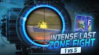 1vs5 last zone intense fight🔥| BGMI - PUBG Mobile | #bgmi #pubg #bgmimontage