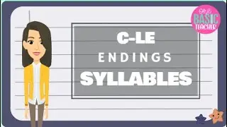 Syllabication with C-le Words Reading and Writing For Kids