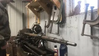 Working on Gretchen the Gleaner: Repairing a Worn Main Shaft and Fixing a Screw Up!