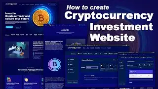 How to create a cryptocurrency investment website Using WordPress