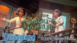 Tiana's Bayou Adventure | Side-by-Side Scene Comparison | Disneyland vs. Walt Disney World
