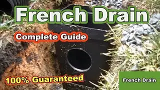 How to Install a French Drain - The Secret is...
