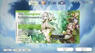 Trying Pull Nahida & Signature her....