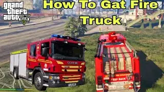 GTA V - Fire Truck GTA 5 Mission | GTA 5 Lester Mission Fire Truck | Fire Truck GTA5 Online Mission