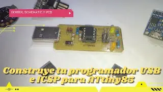 ⚡ Build your USB and ICSP programmer for ATtiny85 and bootloader