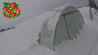 Завалило СНЕГОМ и гости в БАЛАГАНЕ