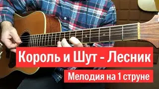 Король и Шут - Лесник на одной струне на гитаре