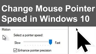 How to Change Mouse Pointer Speed in Windows 10