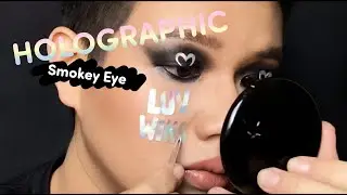 Holographic Smokey Eye Makeup look - KHANGPHINN