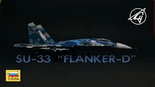 Сборка модели Су-33 "Flanker-D", 1:72 (ЗВЕЗДА)