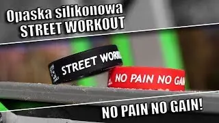 Opaska silikonowa Street Workout / Wristbands Street workout