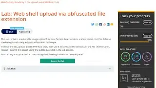 Web Security Academy | File Upload | 5 - Web Shell Upload Via Obfuscated File Extension