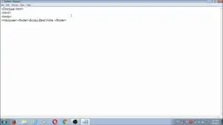 HTML  - Scrolling Content {Marquee Tag}