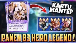 EZ PANEN B3 HERO LEGEND IN MCGG ❗ LATEST STRONG COMBO MAGIC CHESS GOGO 2025