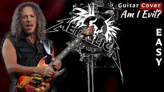 Guitar Cover : Am I Evil ? (Tapping Solo) 