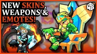 NEW Brawlhalla MetaDev Barraza Skin, New Emotes! & BCX 2021 Rewards!