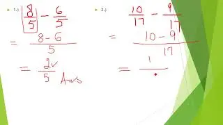 Subtraction of Rational Numbers In English Saima Academy