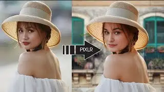 Face Swap and Background Change Using Pixlr Express Ai
