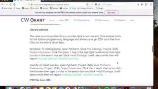 Install Pandas