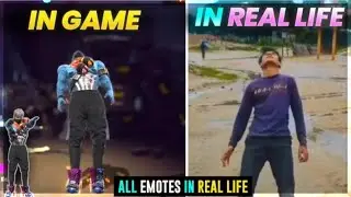 FREE FIRE ALL EMOTES IN REAL LIFE || ORIGIN OF FREE FIRE EMOTES | FREE FIRE EMOTES IN REAL LIFE 2022