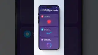 SwiftUI Animated Components Pack ✨