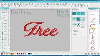 Modifying ESA Letters - Customize ESA Fonts in Hatch Embroidery Software
