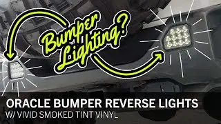 Installing Oracle Rear Bumper LED Reverse Lights on Jeep JL with Smoked Tint Mod!