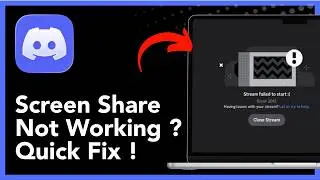 How To Fix Screen Share Audio Not Working On Discord - Full Guide