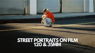 Shooting Portraits on 120 & 35mm Film DTLA | Portra 400