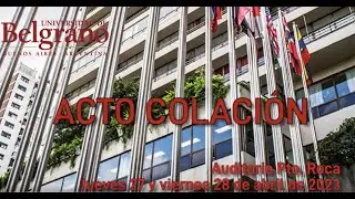 Acto de colación - Títulos intermedios y educación a distancia.