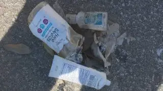 Piles of hand sanitizer dumped at Macon Mall. Here's why