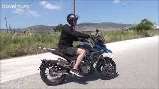 Test drive ZONTES T310 adventure motorcycle