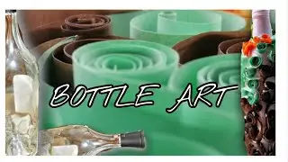 #quillingart #bottleart#shibicraftvilla HAND MADE QUILLING BOTTLE ART