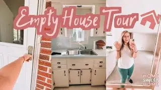 1950's Empty House Tour - Moving into our first house!