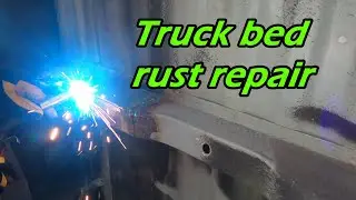 Pickup bed rust repair