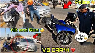 Idiot Car Driver Ne Kiya Road Par Tamasha || Car Hit Biker | training back ❤️