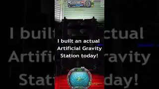 I drove a rover on a Space Station in Kerbal Space Program! 
