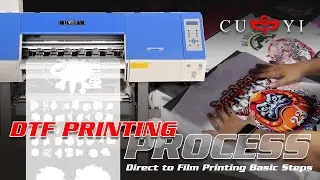 DTF Printing Process (Direct to Film Printing Basic Steps)