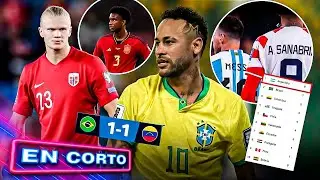 BRASIL no pasa del EMPATE | ¿Escupen a MESSI? ARGENTINA líder | HAALAND va por ESPAÑA | BALDE tocado