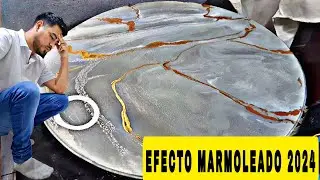 Cambia tu efecto marmoleado con resina epoxi este 2024