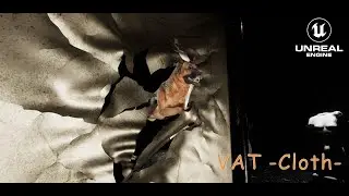 UnrealEngine & Houdini -VAT Cloth-