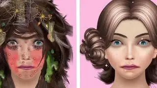 Makeup ASMR Transformation // BADBREAKUP MAKOVER // Homeless asmrstop motion animation