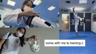 come with me to training: taekwondo edition🥋