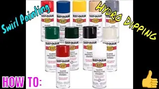 How To Hydro Dip With Spray Paint *SUPER EASY*
