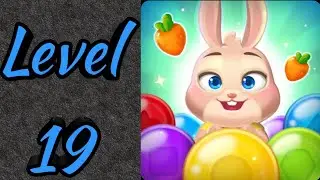Bunny Pop 2 : Beat the wolf Level 19 Android Gameplay