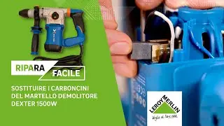 Riparazione del martello demolitore Dexter 1500W: sostituire i carboncini | Leroy Merlin