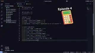 Episode 4 | Python Tutorial Series